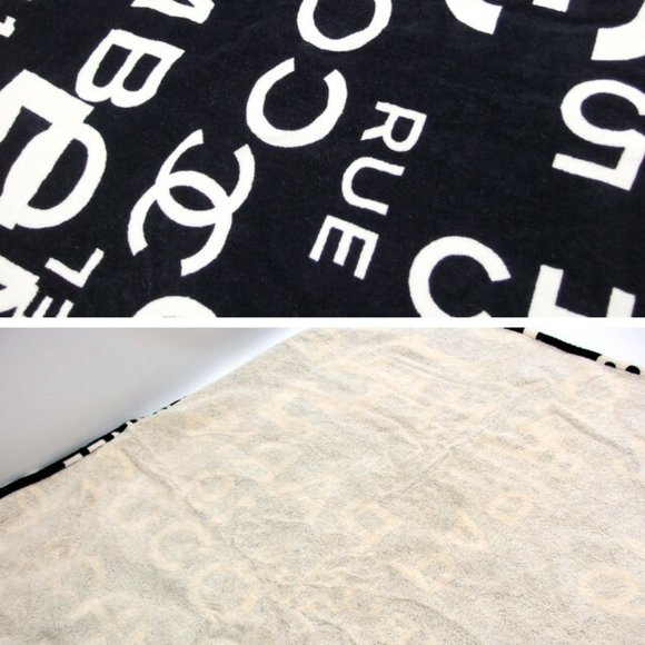 Chanel by Sea Large Blanket and Bag Set, Black - Picture 8 of 11